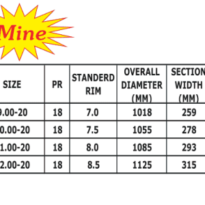 factory customized high quality light truck 9.00 20 10.00 20 11.00 20 12.00 20 mining tires